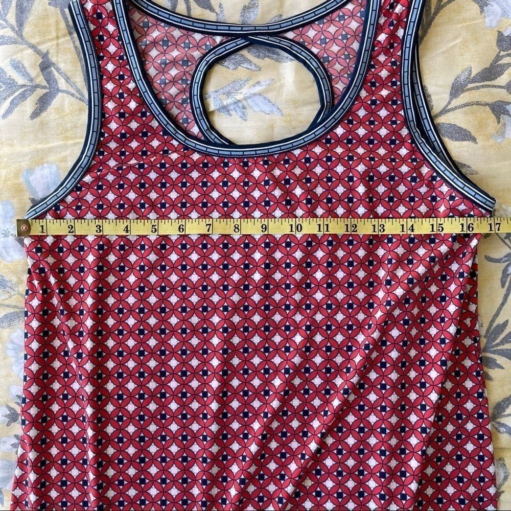 Max Studio Geo Red Print Dress Size Small‎ - Picture 7 of 9